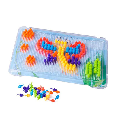Clavijas Colores Brillantes 10 mm Miniland 180 Piezas
