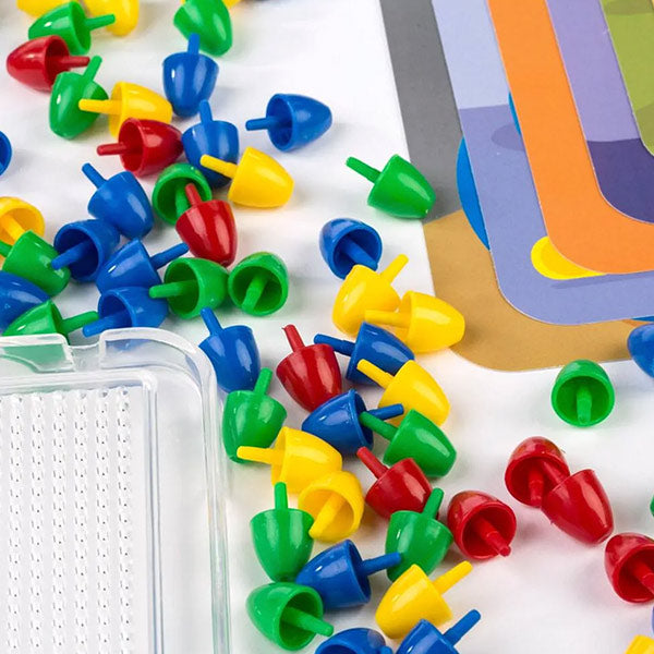 Clavijas Colores Primarios 15 mm Miniland 160 Piezas