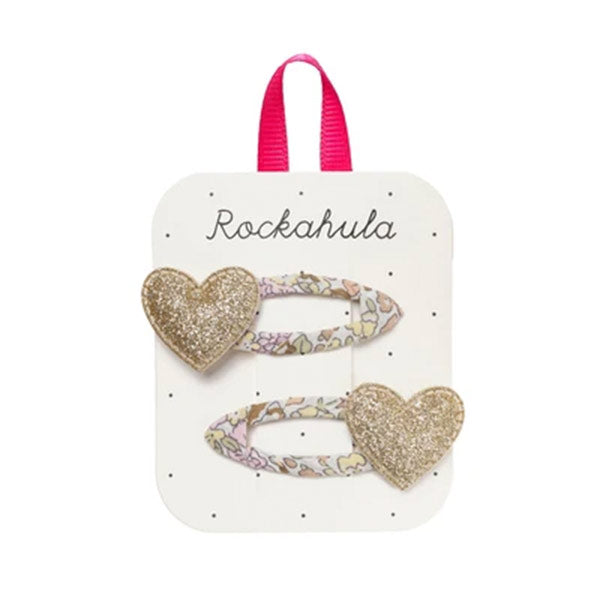 Clips Pelo Fairytale Floral Heart Rockahula