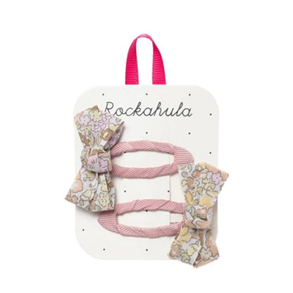 Clips Pelo Fairytale Floral Twisty Bow Rockahula