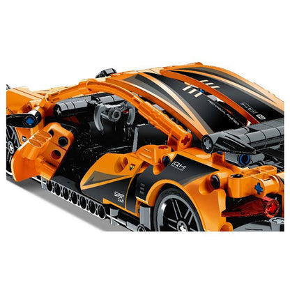 Coche Carreras Naranja 490 piezas IMMaster