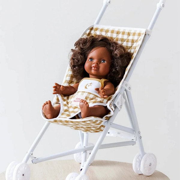 Cochecito Muñecos Vichy Mostaza Tiny Harlow