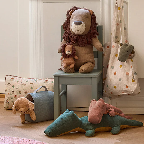 Cocodrilo Peluche Grande Verde Bosque Maileg Safari Friends