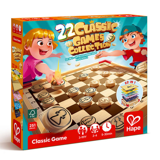 Colección 22 Juegos Clásicos Hape