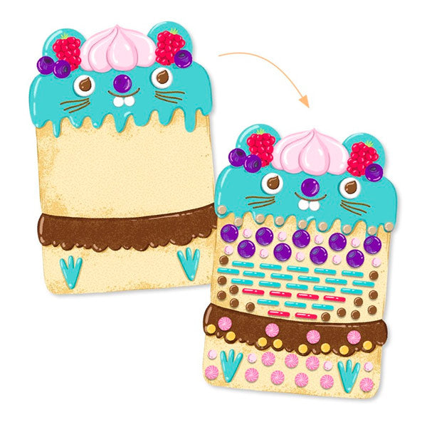 Collage Tartas Y Golosinas Manualidad Pegatinas Djeco