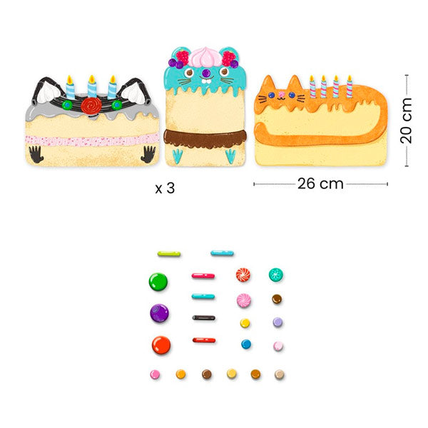 Collage Tartas Y Golosinas Manualidad Pegatinas Djeco