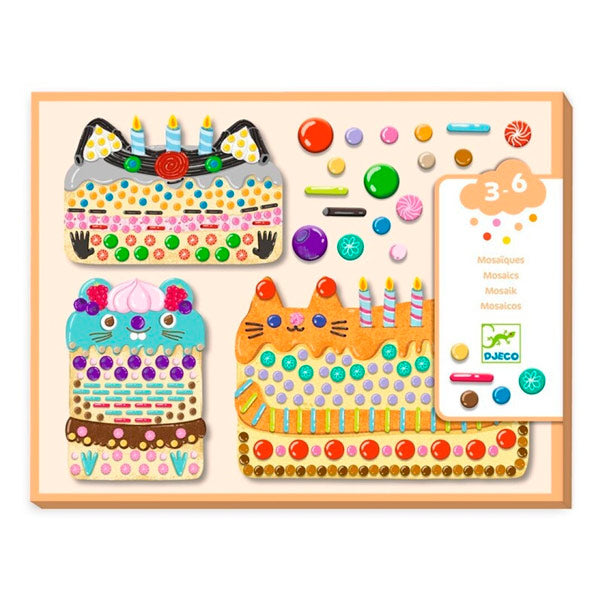 Collage Tartas Y Golosinas Manualidad Pegatinas Djeco