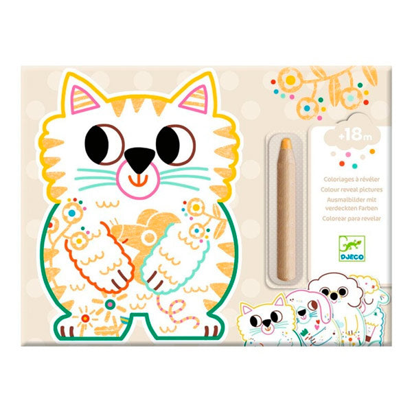 Colorear Animales Domésticos Efecto Mágico Djeco