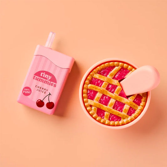 Comida Para Muñecos Box Tarta Y Zumo Cerezas Tiny Harlow