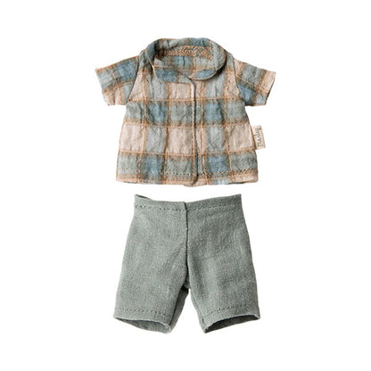 Conejo Talla 1 Clásico Camisa Y Pantalón Maileg