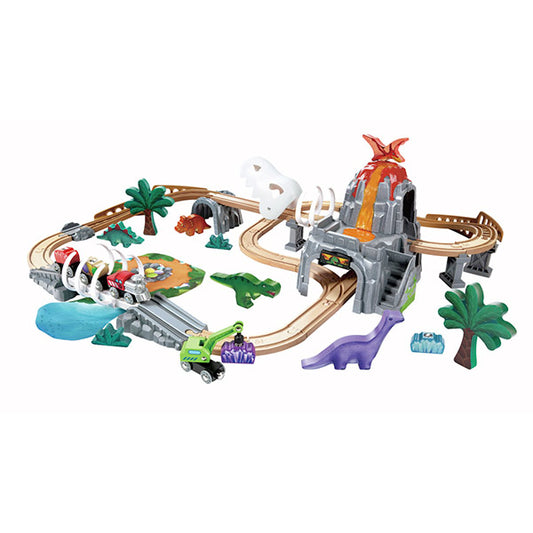 Conjunto Aventura Ferroviaria Tren Dino Hape