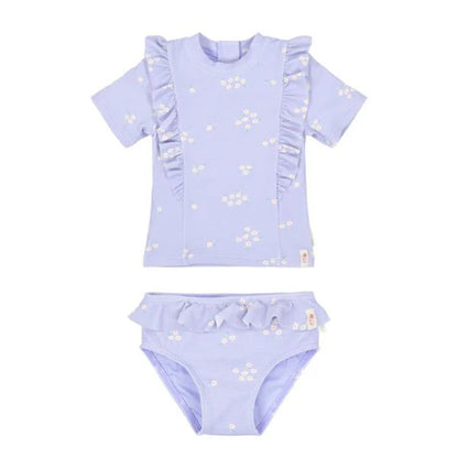 Conjunto Baño Manga Corta Lavender UPF 40 Little Dutch