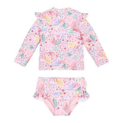 Conjunto Baño Manga Larga Protección UV Mermaid Little Dutch