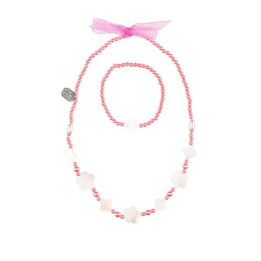 Conjunto Collar Y Brazalete Constance Rosa Souza