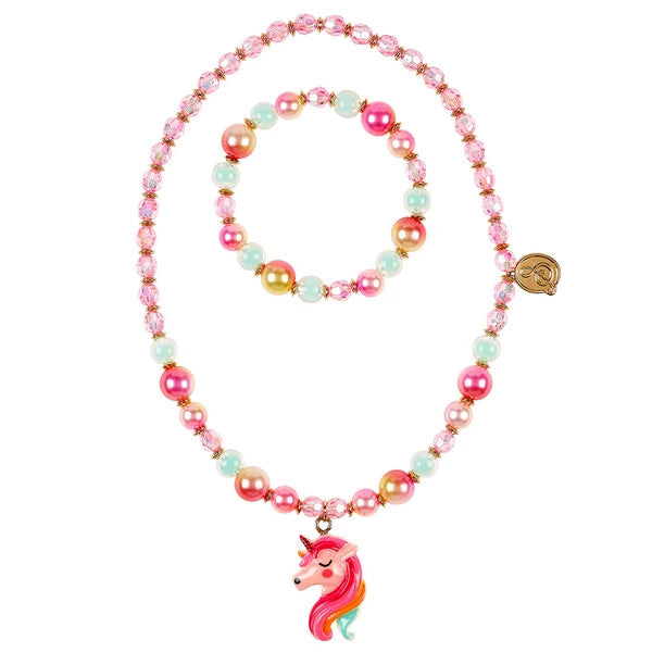 Conjunto Collar Y Pulsera Unicornio Sloane Souza