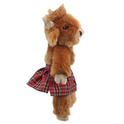 Peluche Vaca Escocesa Pequeña The Puppet Company
