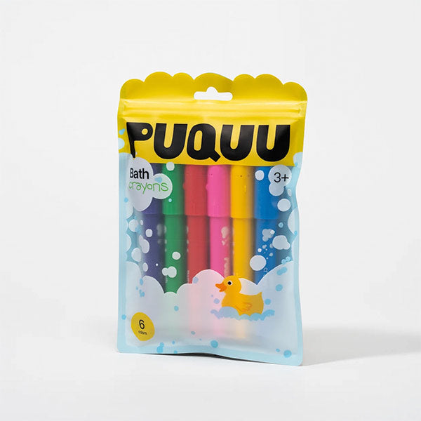 Crayones Bañera 6 Colores Puquu