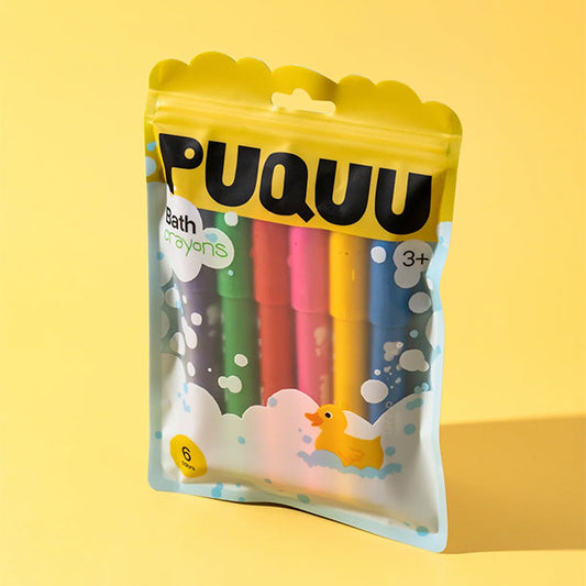 Crayones Bañera 6 Colores Puquu