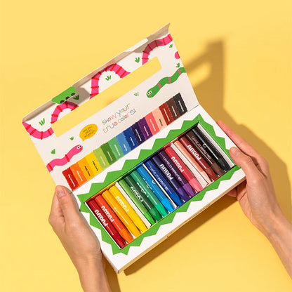 Crayones Silky Pastel 16 Colores Puquu