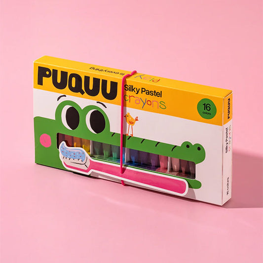 Crayones Silky Pastel 16 Colores Puquu