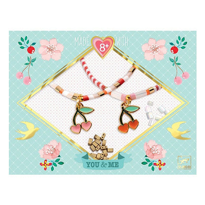 Crea tus Pulseras Tu y Yo Cerezas Djeco