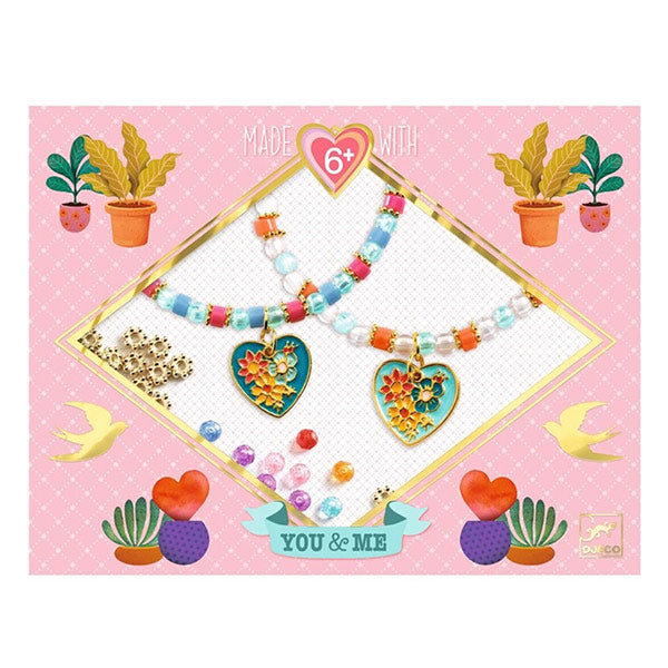 Crea tus Pulseras Tu y Yo Corazones Djeco