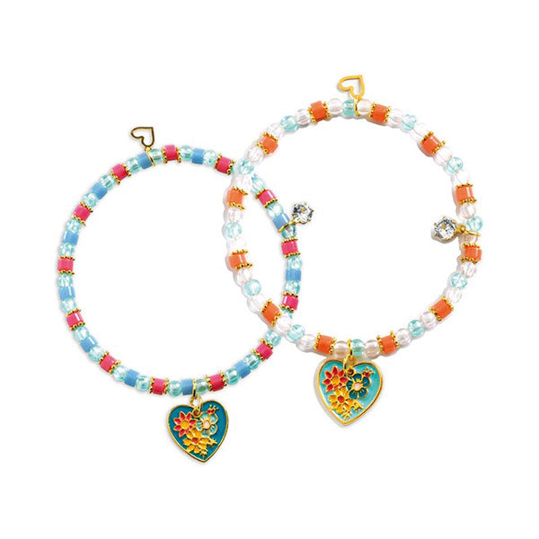 Crea tus Pulseras Tu y Yo Corazones Djeco