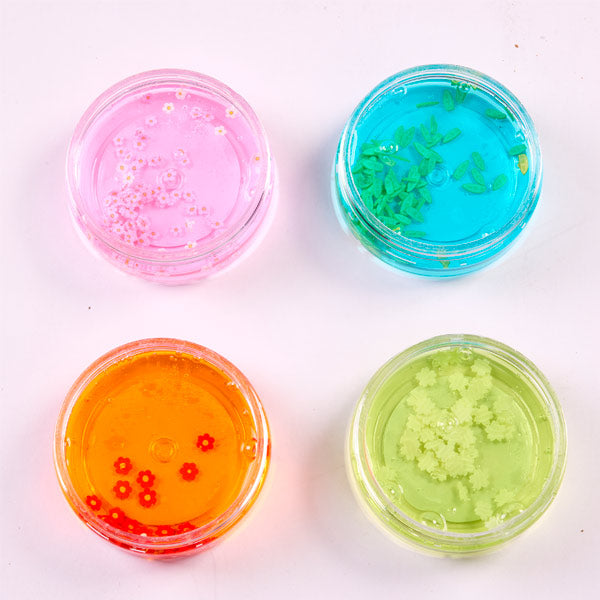 Crystal Clear Slime Con Charms