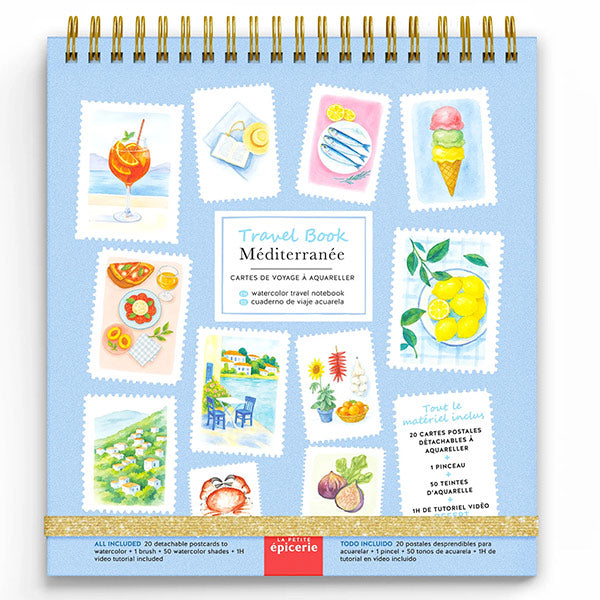 Cuaderno Acuarelas De Viaje Mediterranée
