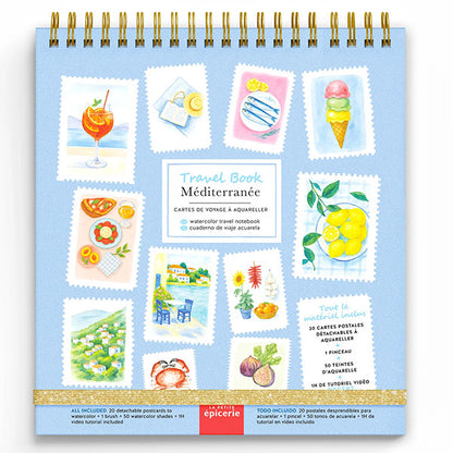 Cuaderno Acuarelas De Viaje Mediterranée