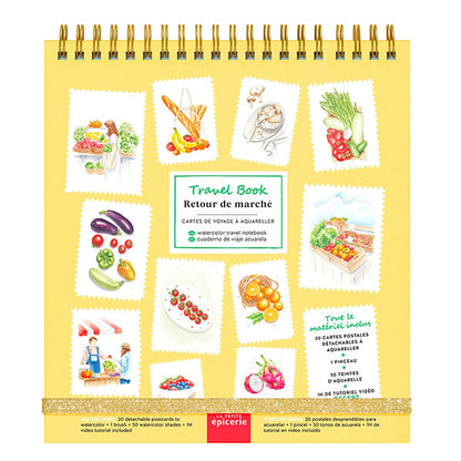 Cuaderno Acuarelas De Viaje Retour de Marché