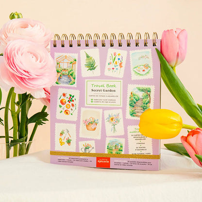 Cuaderno Acuarelas De Viaje Secret Garden