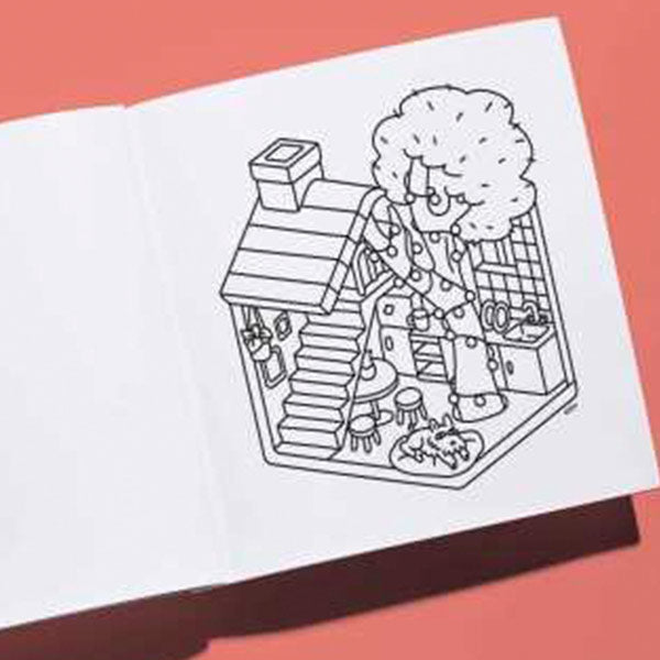 Cuaderno Colorear Cozy Art Food OMY