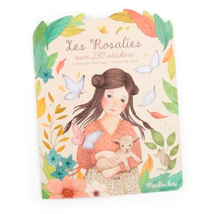 Cuaderno Colorear y Pegatinas Rosalies Moulin Roty
