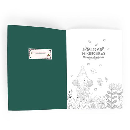 Cuaderno Para Colorear Minouchkas Moulin Roty
