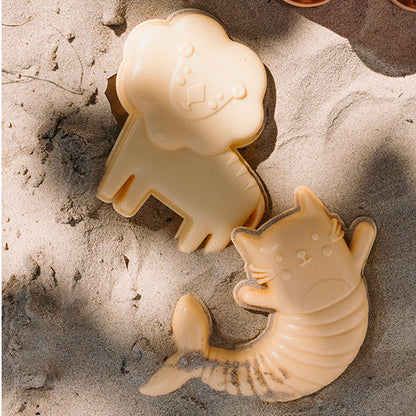 Cubo y Juguetes de Playa Wild Animals