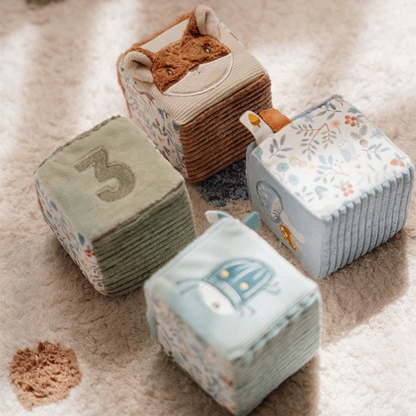 Cubos Blanditos Apilables Little Dutch Forest Friends