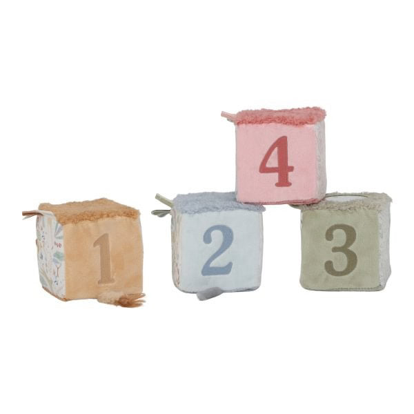 Cubos Blanditos Apilables Safari Friends Little Dutch