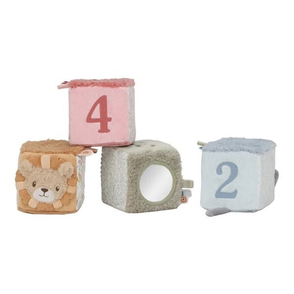 Cubos Blanditos Apilables Safari Friends Little Dutch