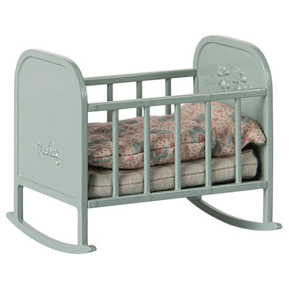 Cuna Ratones Maileg Azul Menta