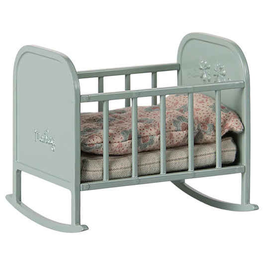 Cuna Ratones Maileg Azul Menta