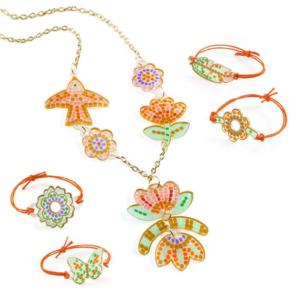 DIY Joyas Pluma y Loto Djeco