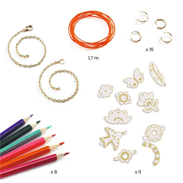 DIY Joyas Pluma y Loto Djeco