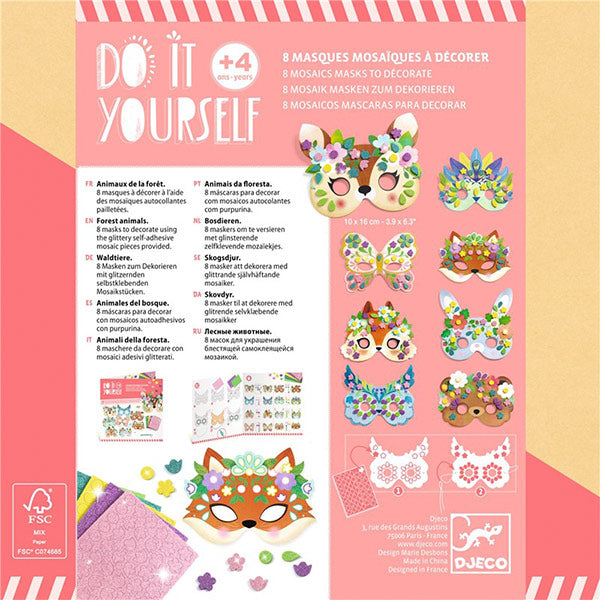 DIY Máscaras Animales Del Bosque Djeco