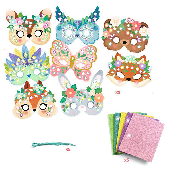 DIY Máscaras Animales Del Bosque Djeco