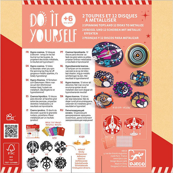 DIY Peonzas Cosmos Hipnótico Djeco