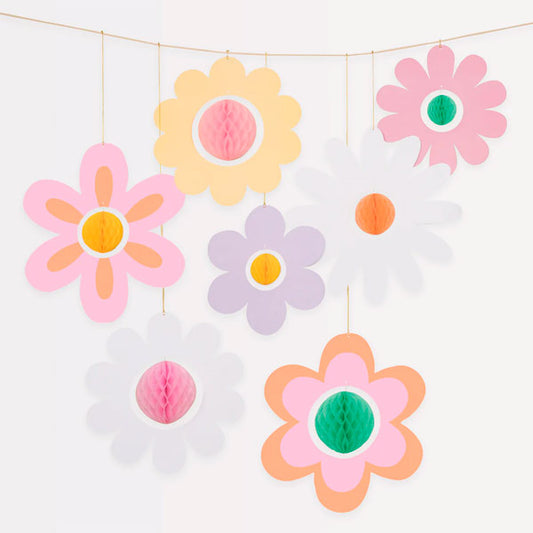 Decoraciones Colgantes De Flores Meri Meri