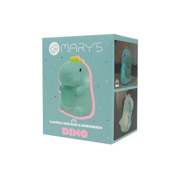 Despertador Lámpara De Noche LED Dino Mary's
