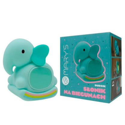 Despertador Lámpara De Noche LED Elefante Mary's