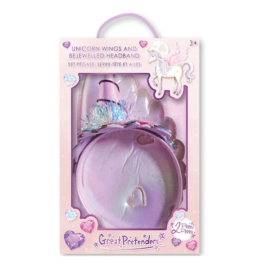 Diadema Alicornio Con Alas Moonbeam Great Pretenders